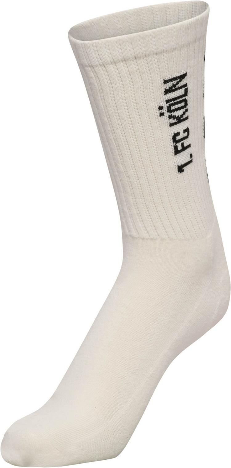 hummel hummel 1. FC K&ouml;ln FUNDAMENTAL 3-PACK Socken - snow white-caviar - 0 | SportScheck