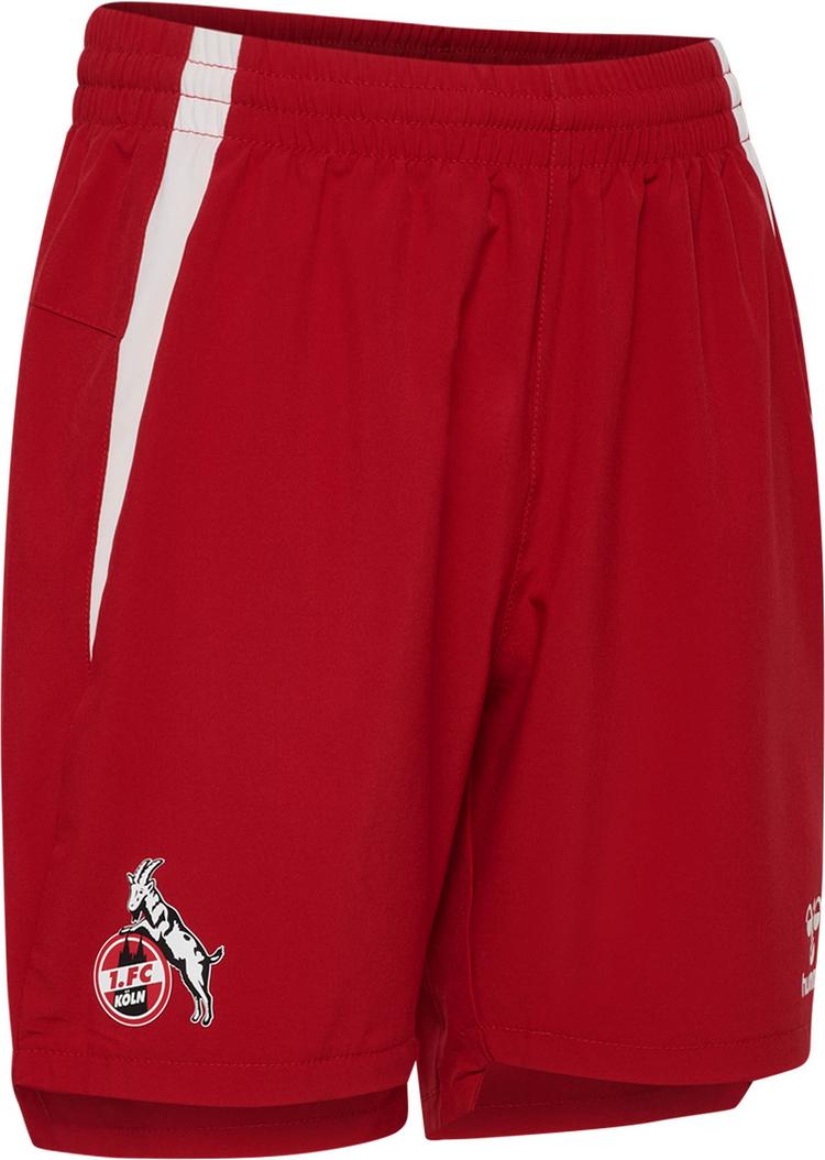 hummel hummel 1. FC K&ouml;ln 25-26 TR WO Fu&szlig;ballshorts Kinder - chili pepper - 1 | SportScheck