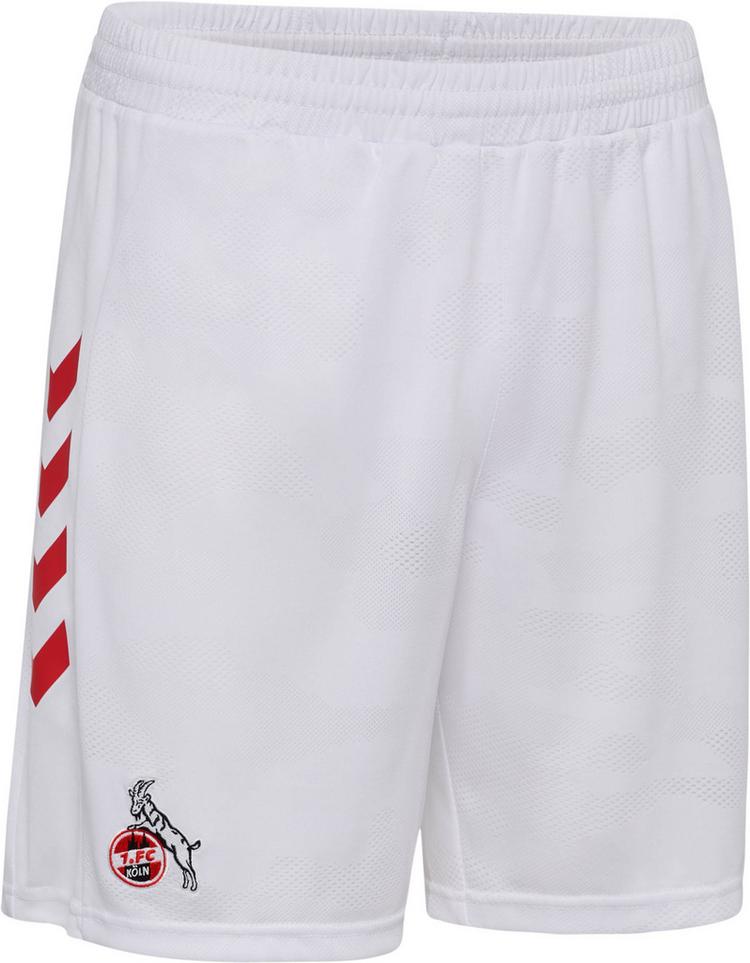 hummel hummel 1. FC K&ouml;ln 25-26 HOME Fu&szlig;ballshorts - white-true red - 1 | SportScheck