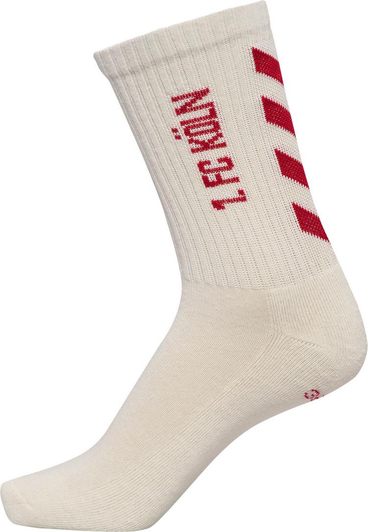 hummel hummel 1. FC K&ouml;ln FUNDAMENTAL 3-PACK Socken - snow white-chili pepper - 1 | SportScheck