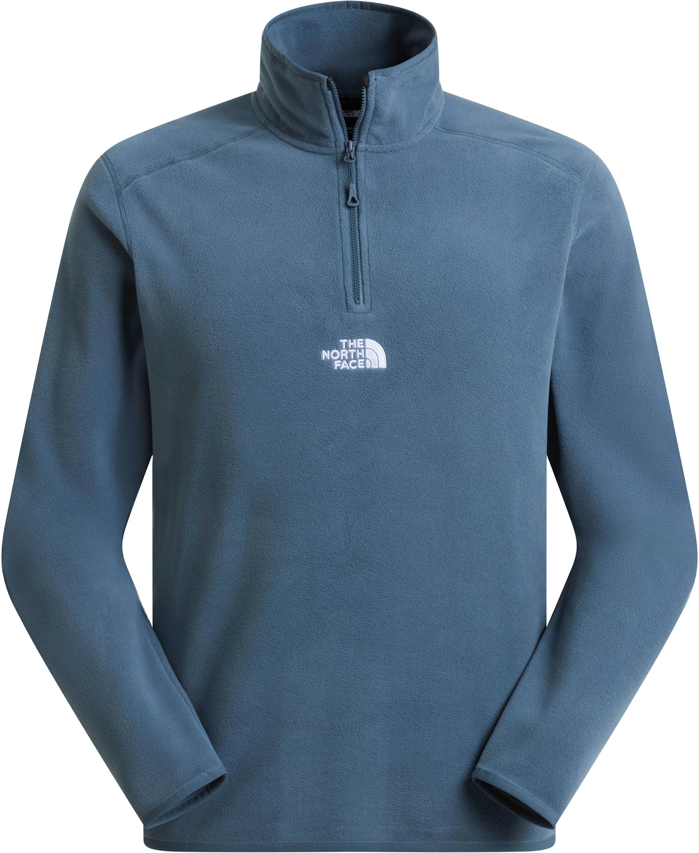The North Face Fleeceshirt Standkragen Half-Zip Polyester Grau