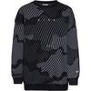 Nike Club AOP Sweatshirt M&auml;dchen - black-white