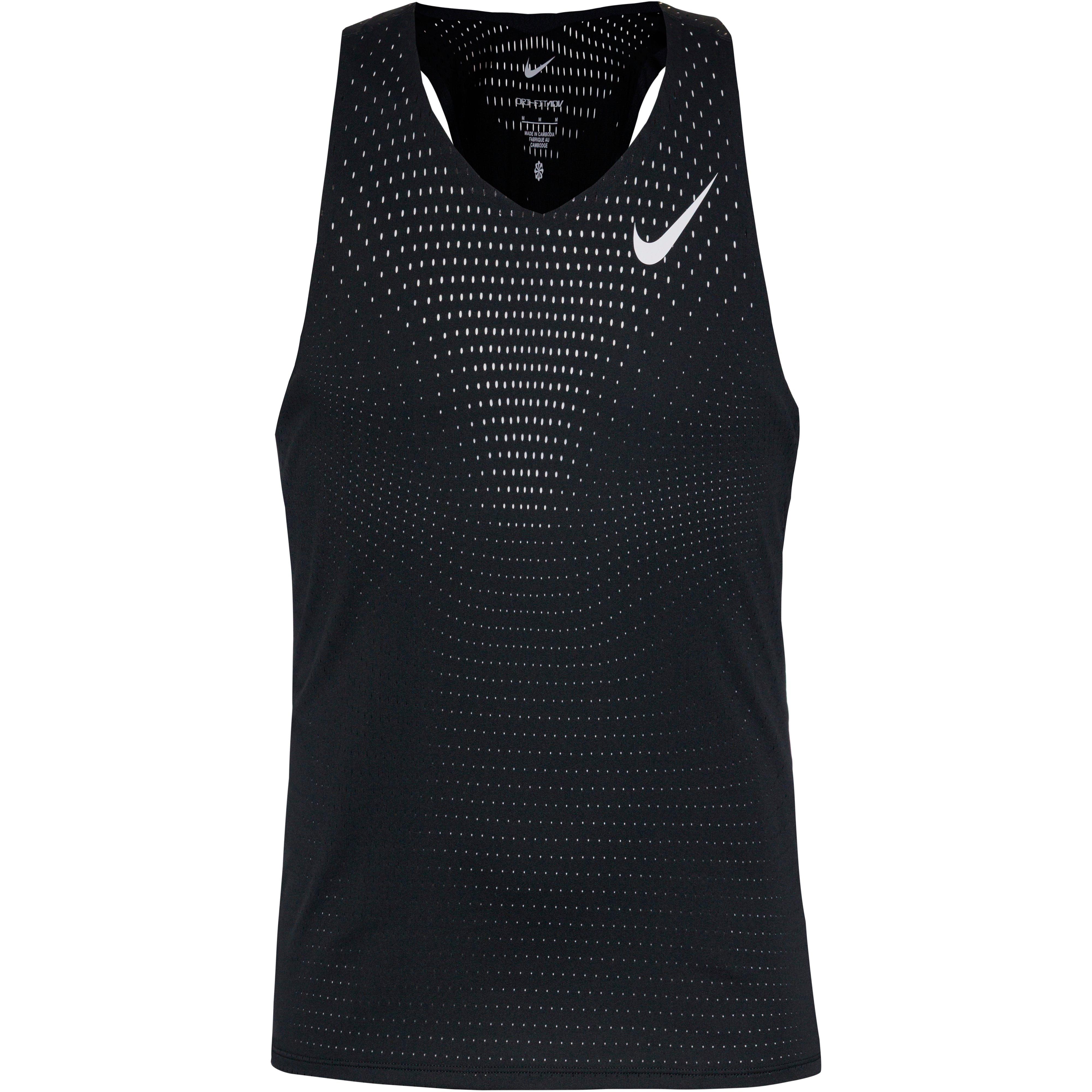 Nike Funktionstank DFADV AROSWFT Dri-Fit Polyester Schwarz