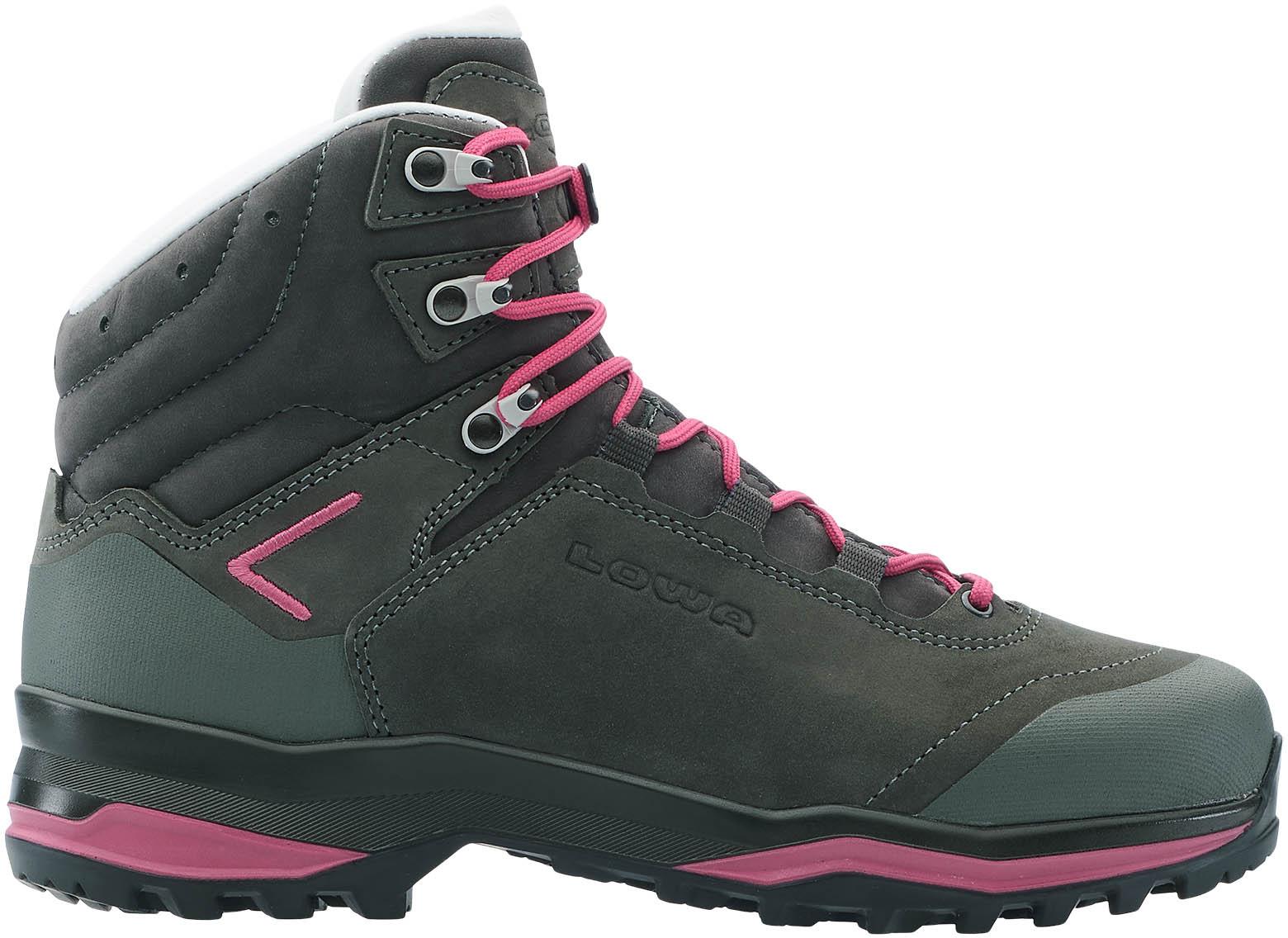 Lowa Wanderschuhe Echtleder Vibram Grau