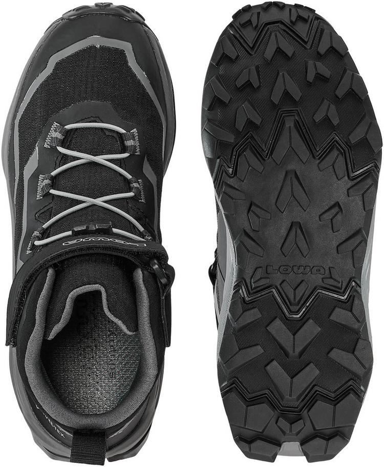 Lowa Lowa TRAILUX MID Multifunktionsschuhe Kinder - schwarz-grau - 0 | SportScheck