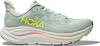 HOKA CLIFTON 10 Laufschuhe Damen - sea glass-neon flame