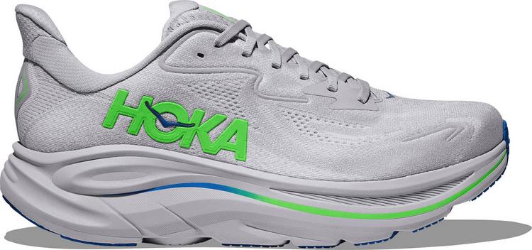 HOKA HOKA CLIFTON 10 Laufschuhe Herren - ash grey-neon green - 0 | SportScheck