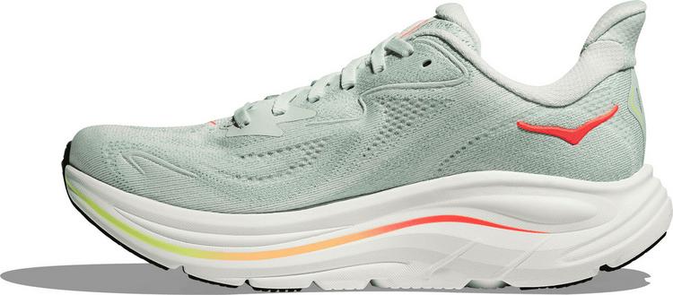 HOKA HOKA CLIFTON 10 Laufschuhe Damen - sea glass-neon flame - 0 | SportScheck
