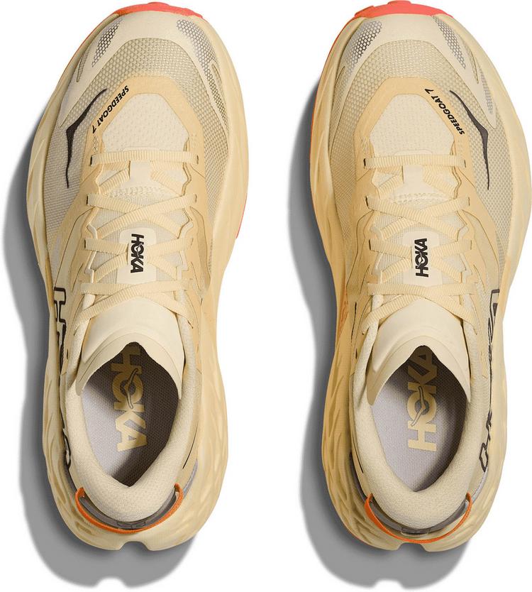 HOKA HOKA SPEEDGOAT 7 Laufschuhe Damen - vintage yellow-neon flame - 0 | SportScheck