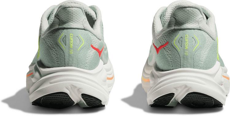 HOKA HOKA CLIFTON 10 Laufschuhe Damen - sea glass-neon flame - 2 | SportScheck