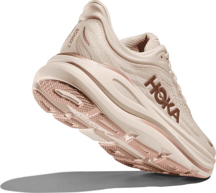 HOKA HOKA BONDI 9 Laufschuhe Damen - oat milk-rose gold - 5 | SportScheck