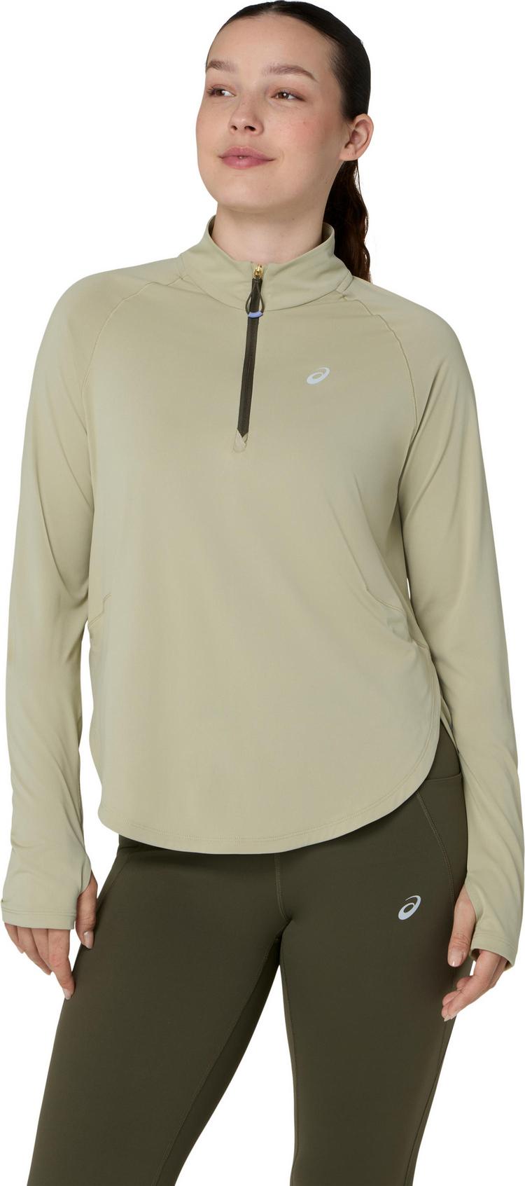 ASICS ASICS NAGINO RUN 1-4 ZIP Laufshirt Damen - khaki - 0 | SportScheck