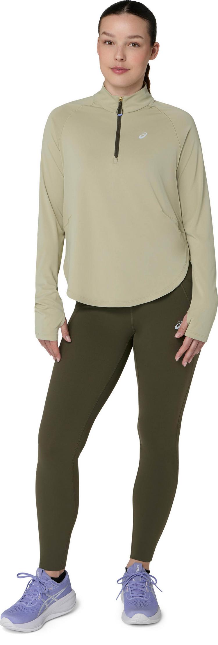 ASICS ASICS NAGINO RUN 1-4 ZIP Laufshirt Damen - khaki - 3 | SportScheck