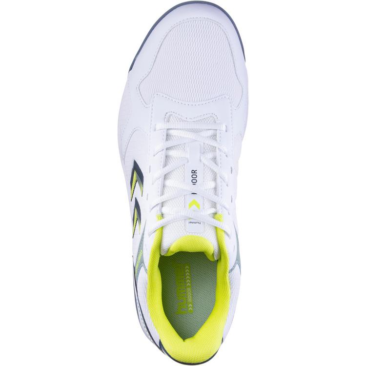 hummel hummel COURT CONTROL II Hallenschuhe Herren - white-green-yellow - 0 | SportScheck