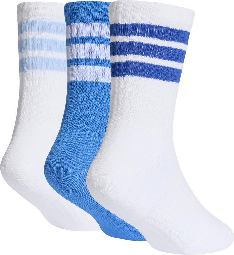 adidas adidas 3S KD C CRW 3P Socken Kinder - rayblu-white-globlu - 0 | SportScheck