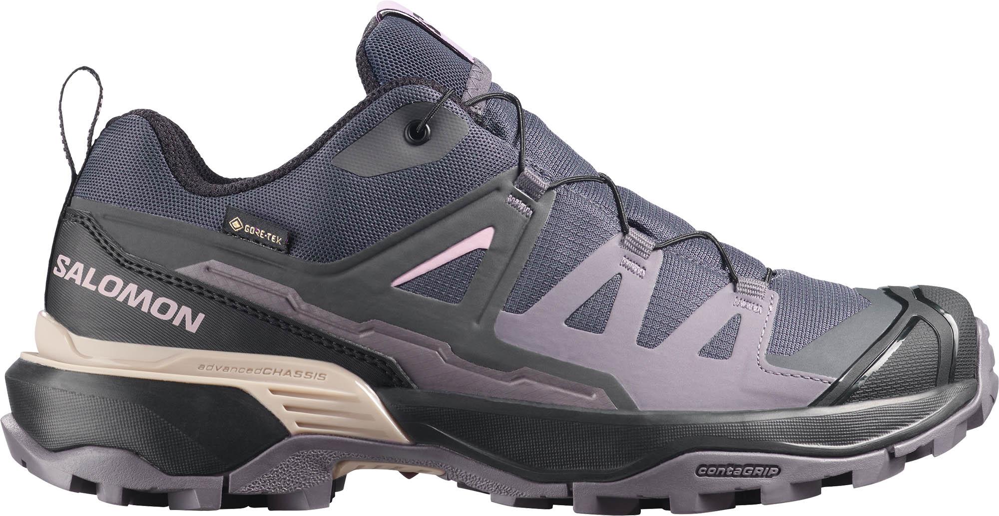 Salomon Wanderschuhe Gore-Tex Synthetik Textil Grau