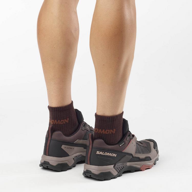 Salomon Salomon X ULTRA 5 Wanderschuhe Herren - black coffee-walnut-arabian spice - 0 | SportScheck