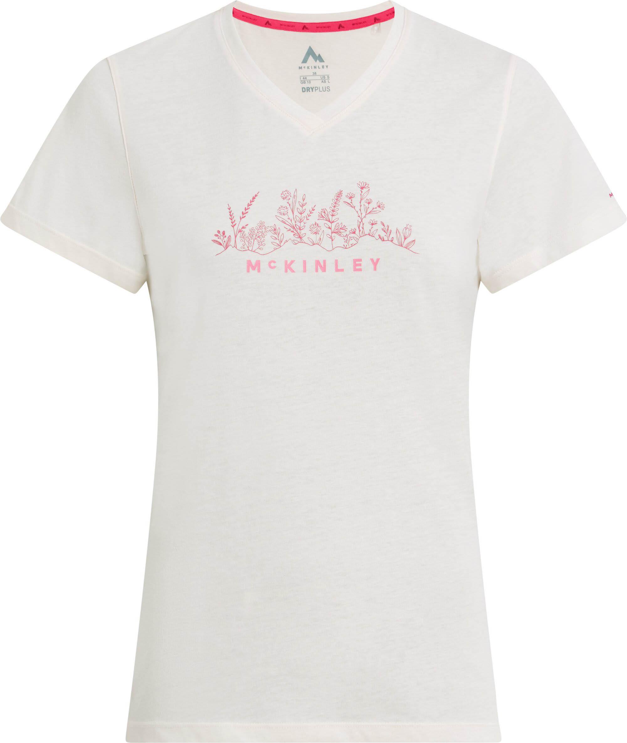 mckinley Funktionsshirt V-Ausschnitt Dry-Plus Rosa