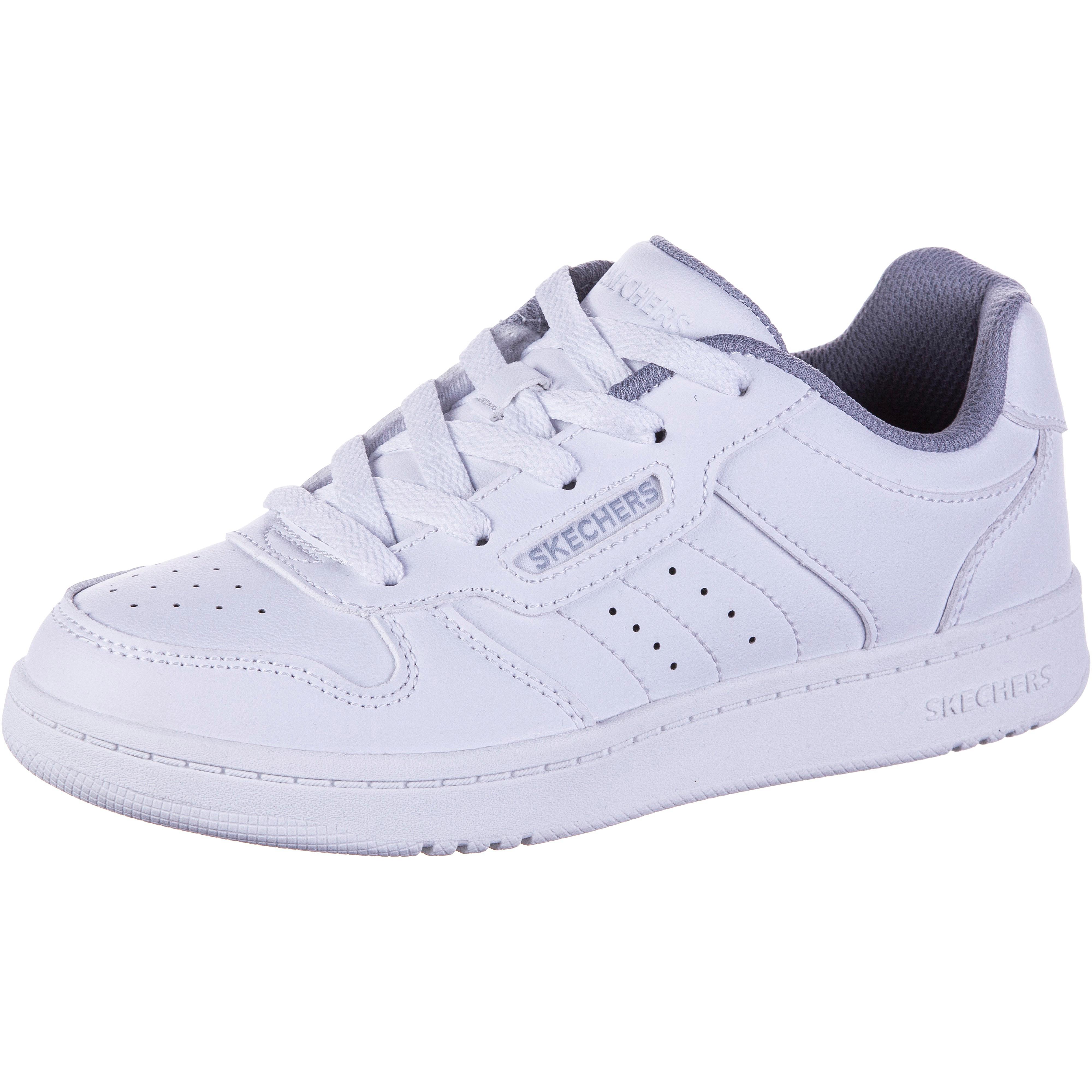 Skechers Sneaker Lederimitat Ventilation Lacing Weiß