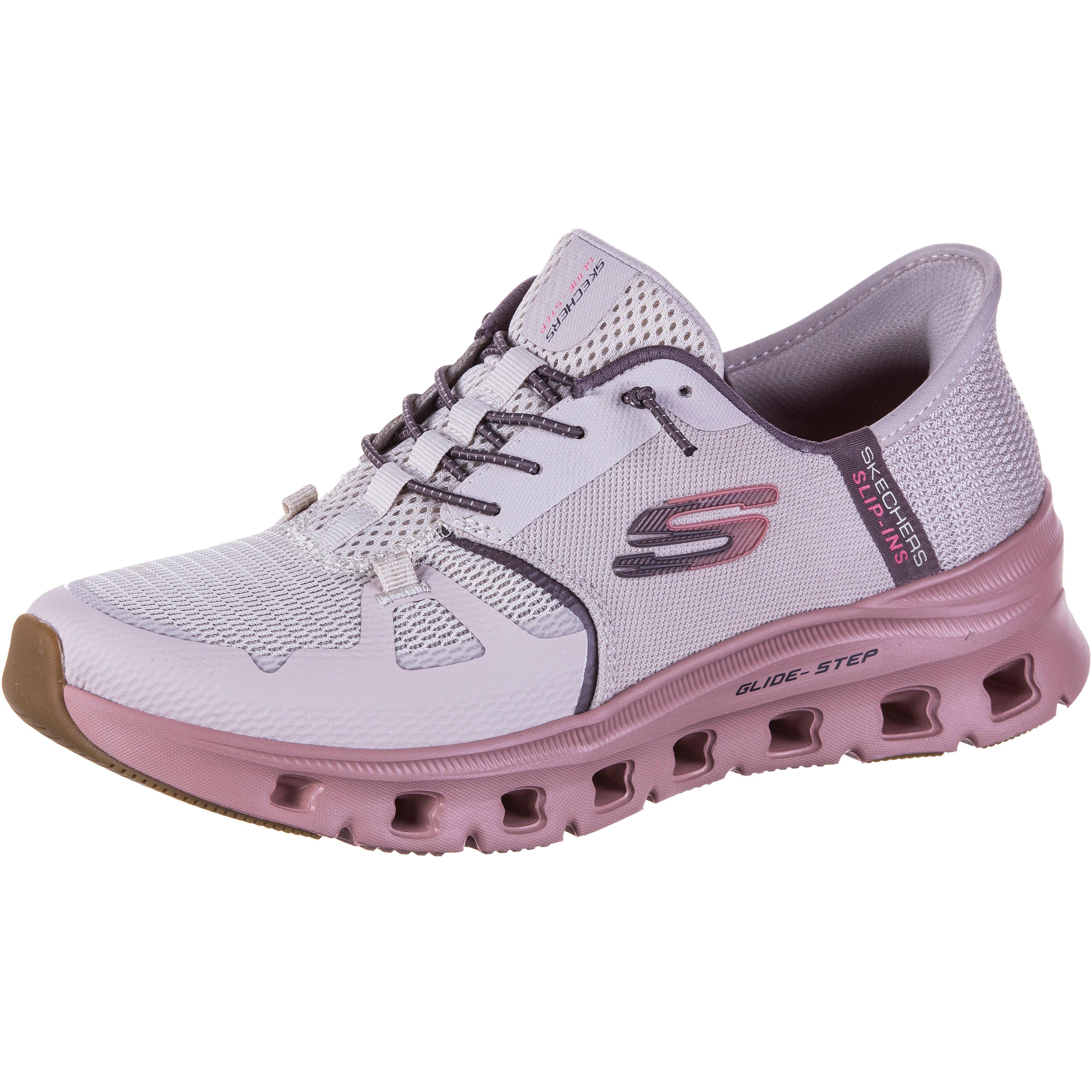 Skechers Sneaker Slip-In Glide Step Pro Mesh-Synthetik Schwarz