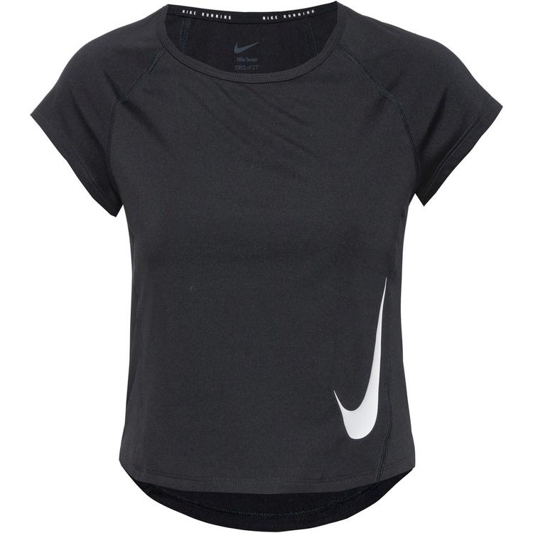 Nike Nike TEMPO Funktionsshirt Damen - black-white-reflective silv-white - 0 | SportScheck