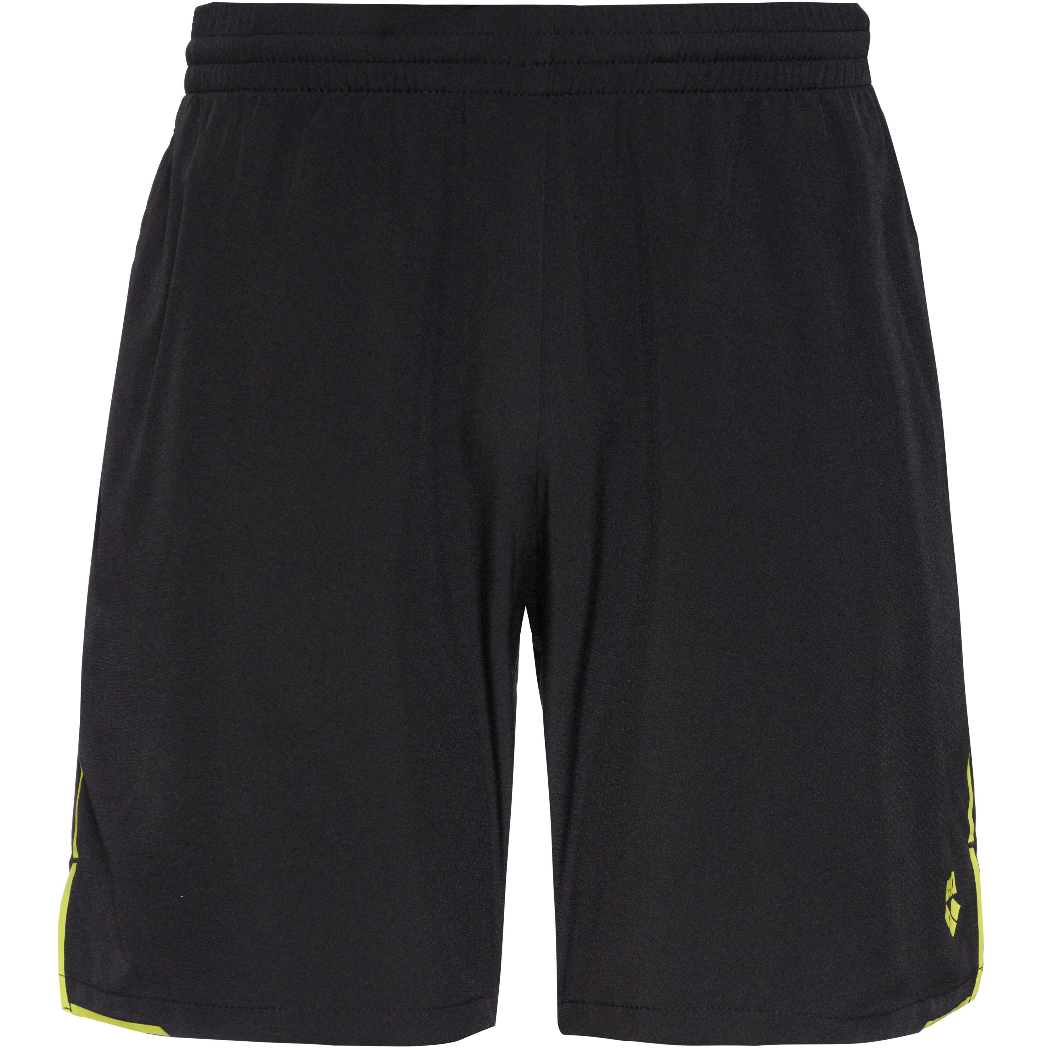 Arena Shorts Elastikbund Polyester-Elastan Schwarz