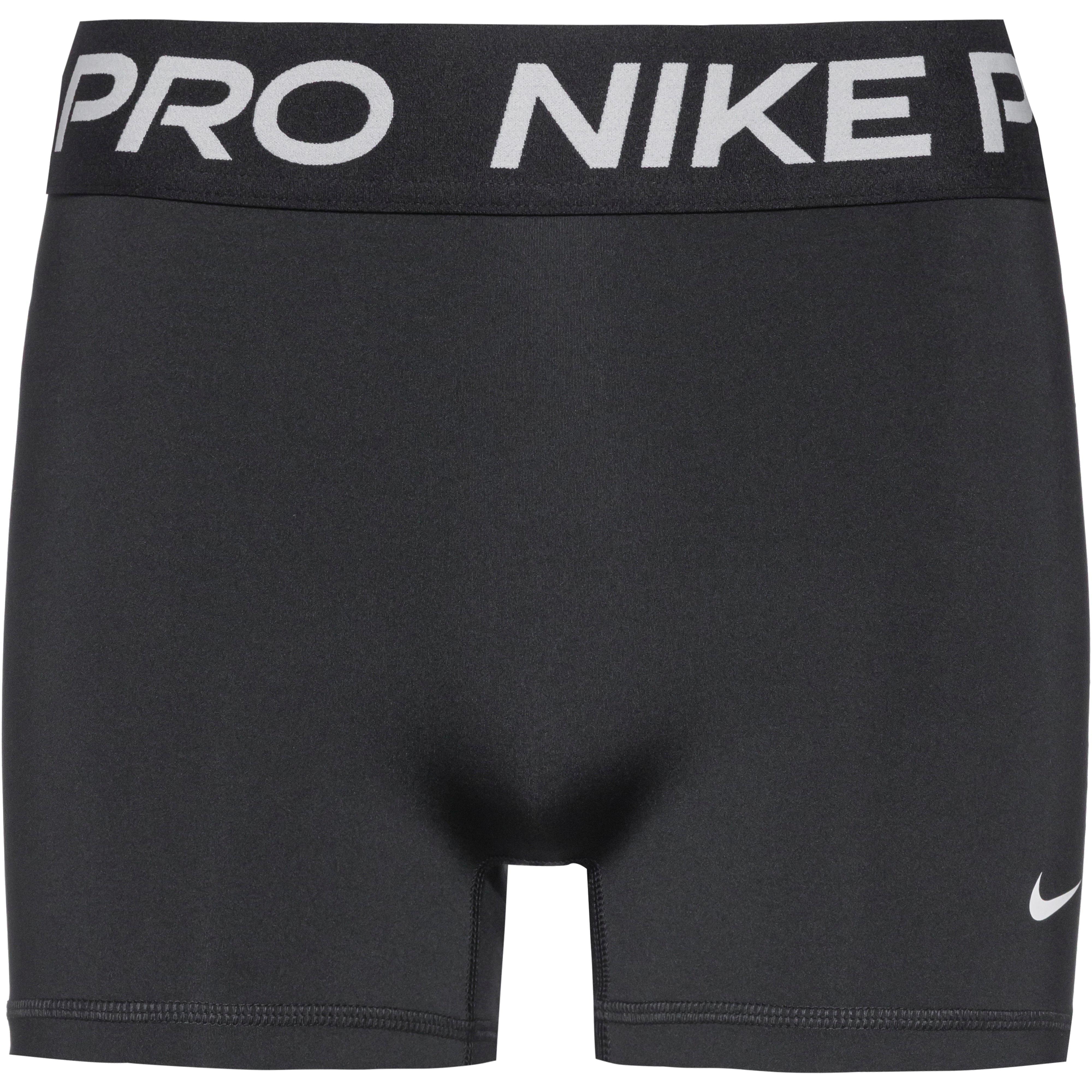 Nike Tights Kurz Logobund Polyester-Elastan-Polyamid Schwarz