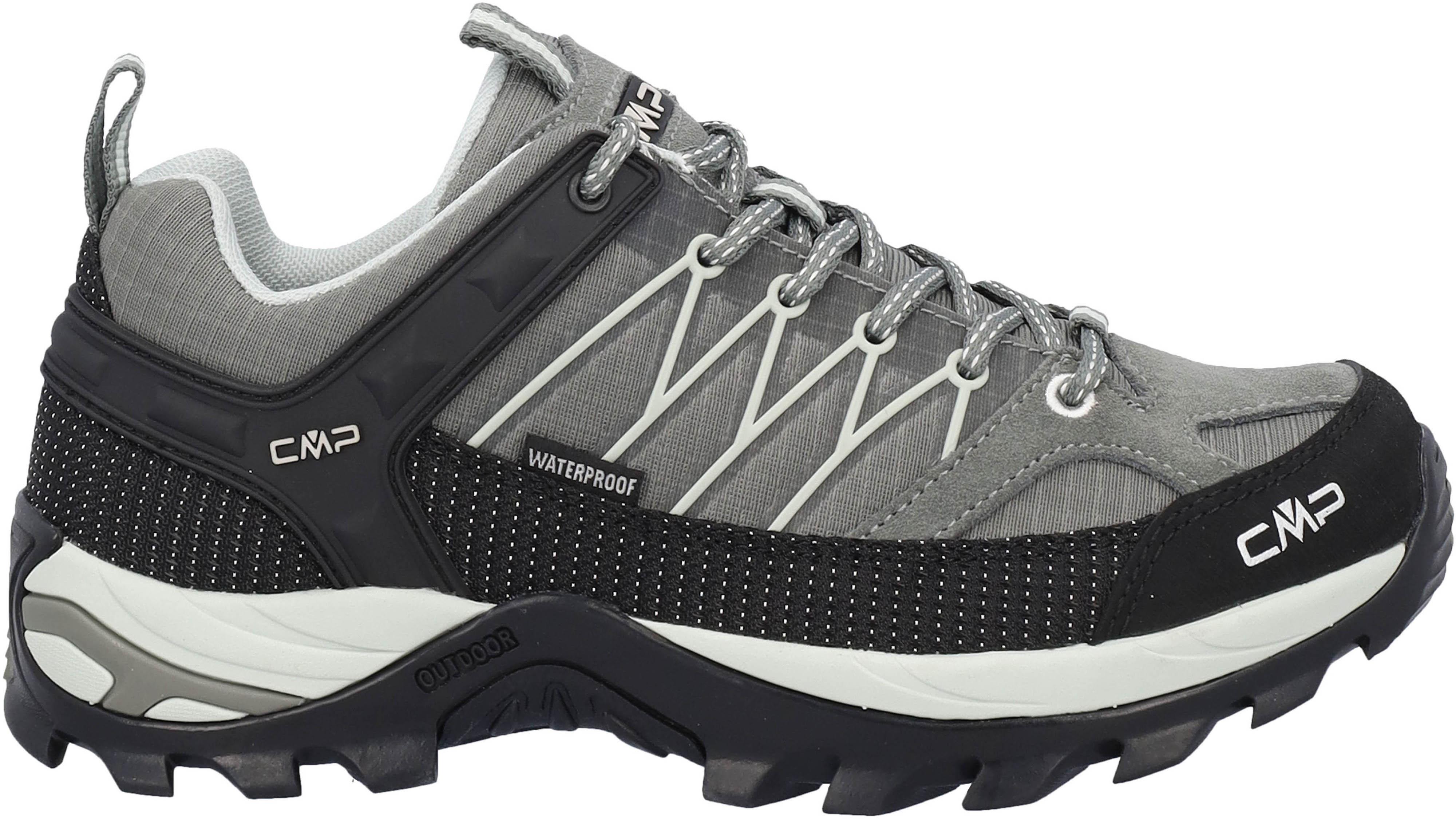 CMP Wanderschuhe RIGEL LOW WP Textil Grün