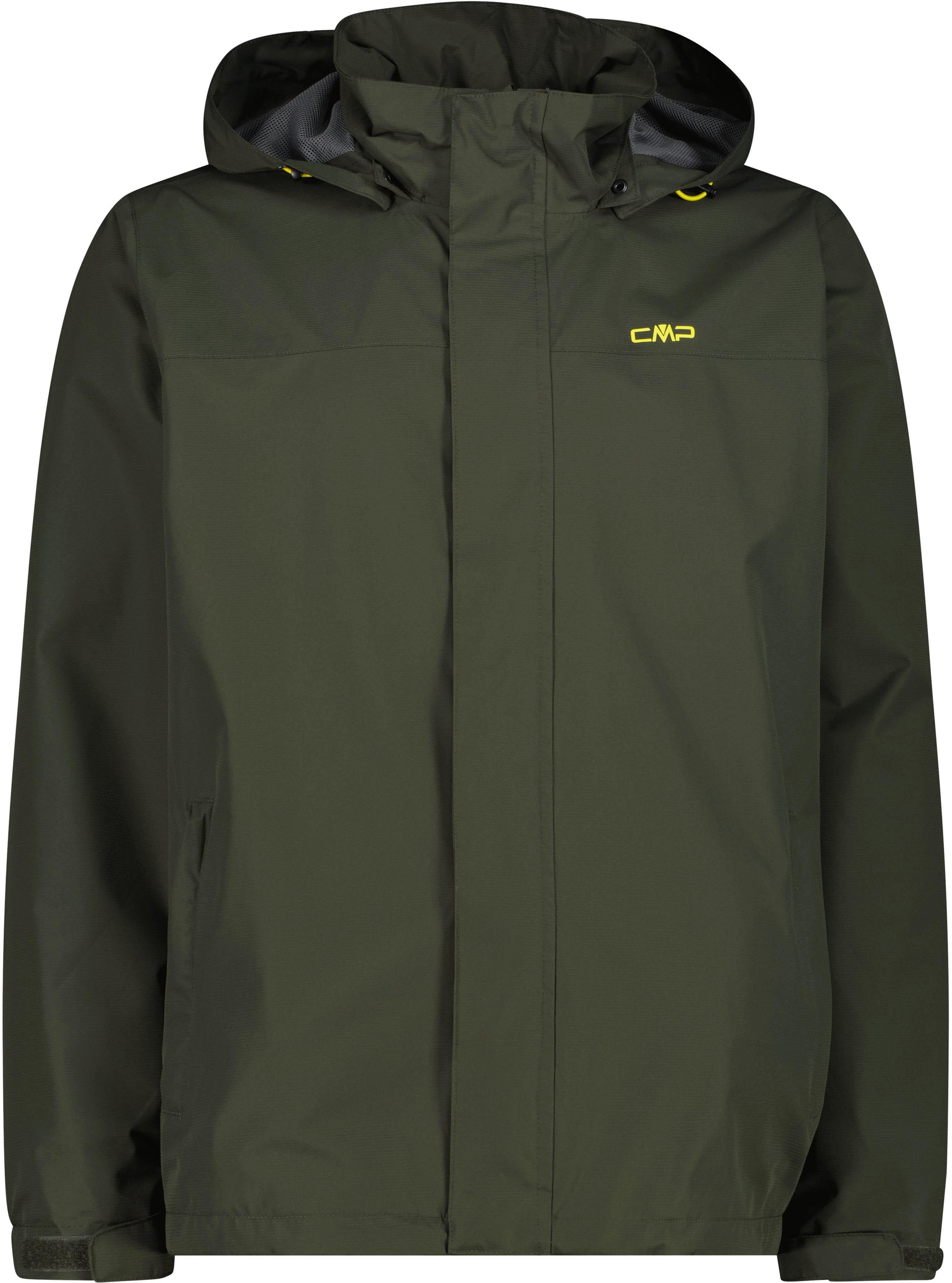 CMP Campagnolo, Herren, Regenjacken, Ripstop Jacket Snaps Hood, Grün, (54, XXL) - Bild 4