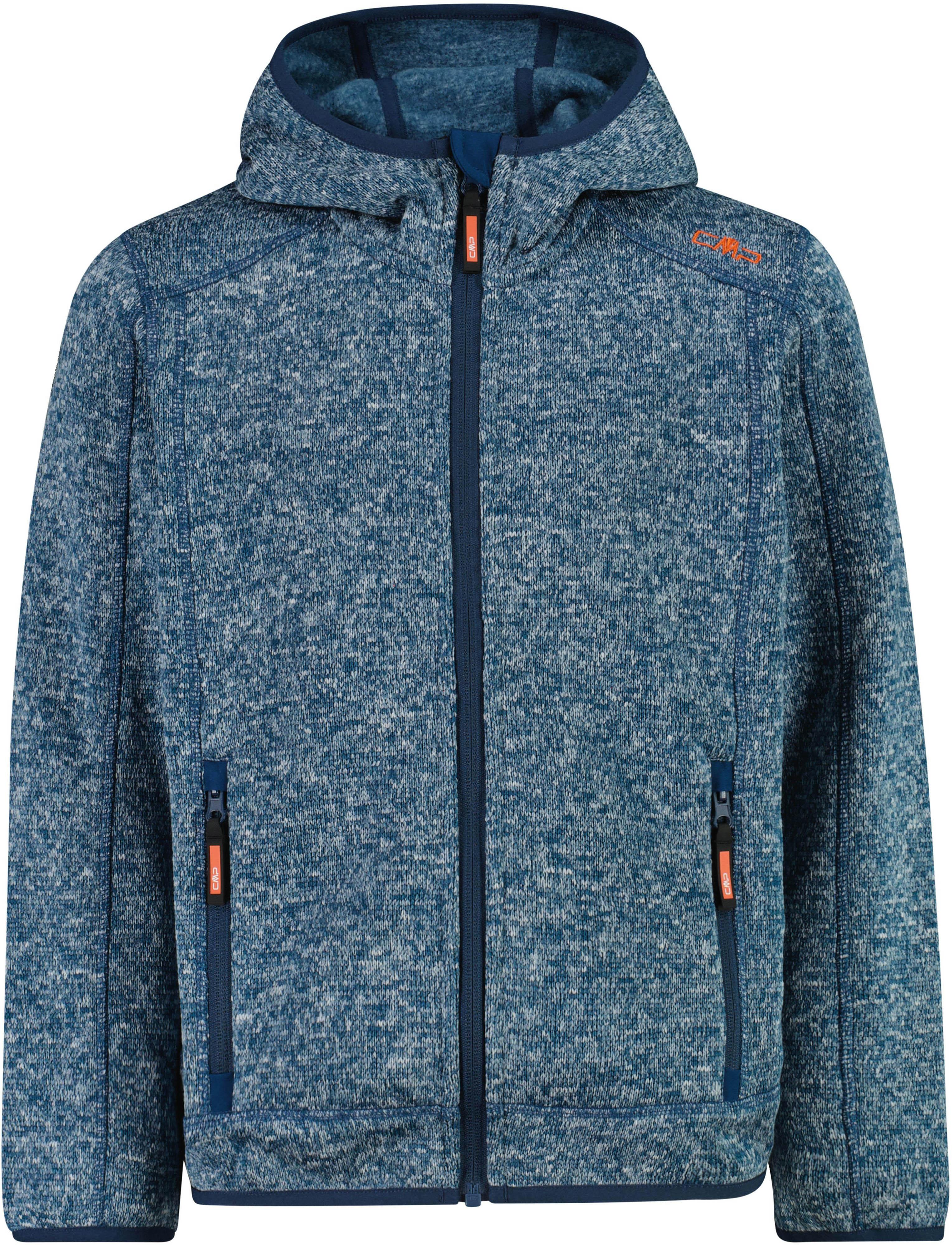 CMP Strickfleecejacke Knit-Tech Fleece-Polyester Blau