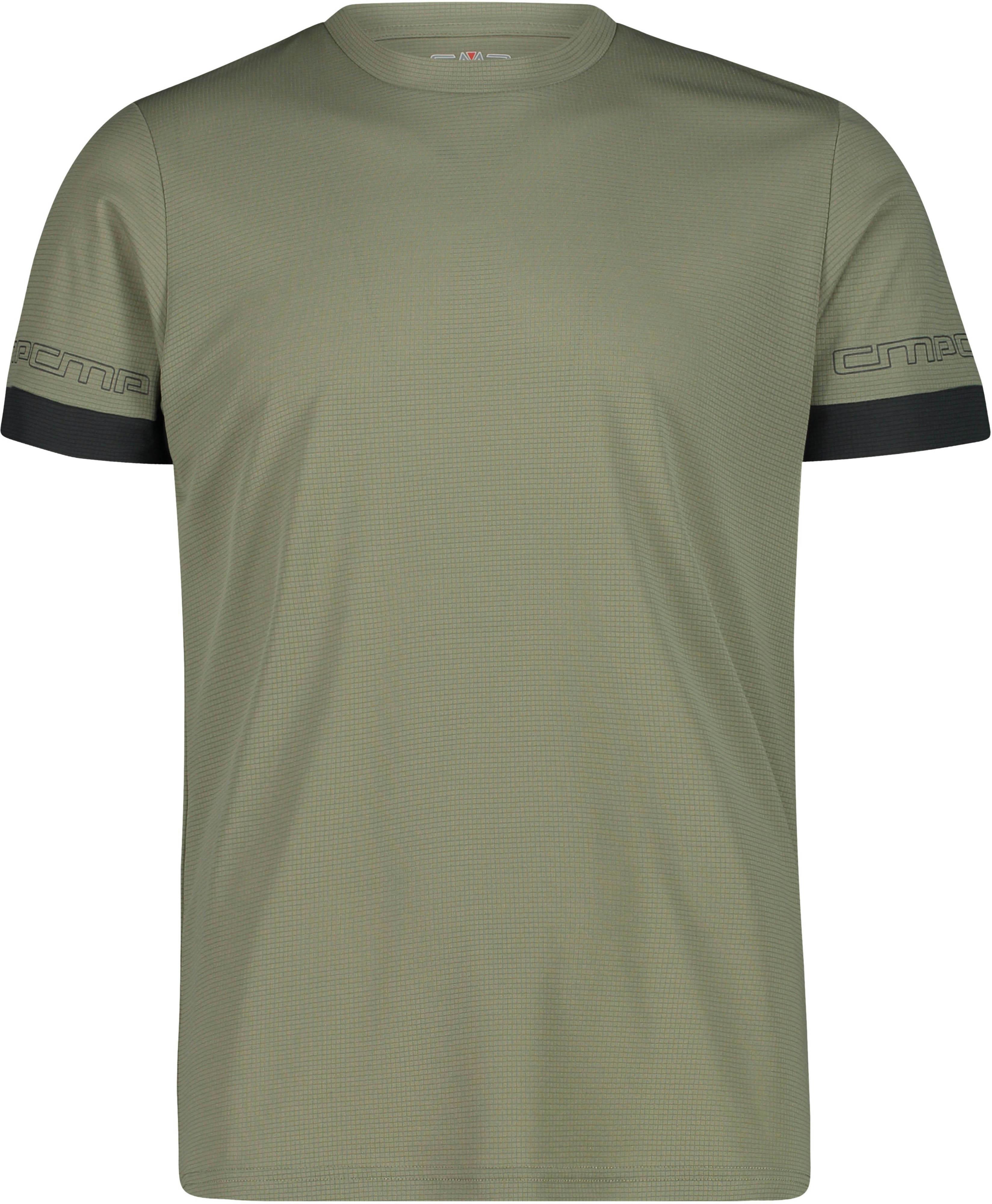 CMP Funktionsshirt Kurzarm Rundhals Print Grün
