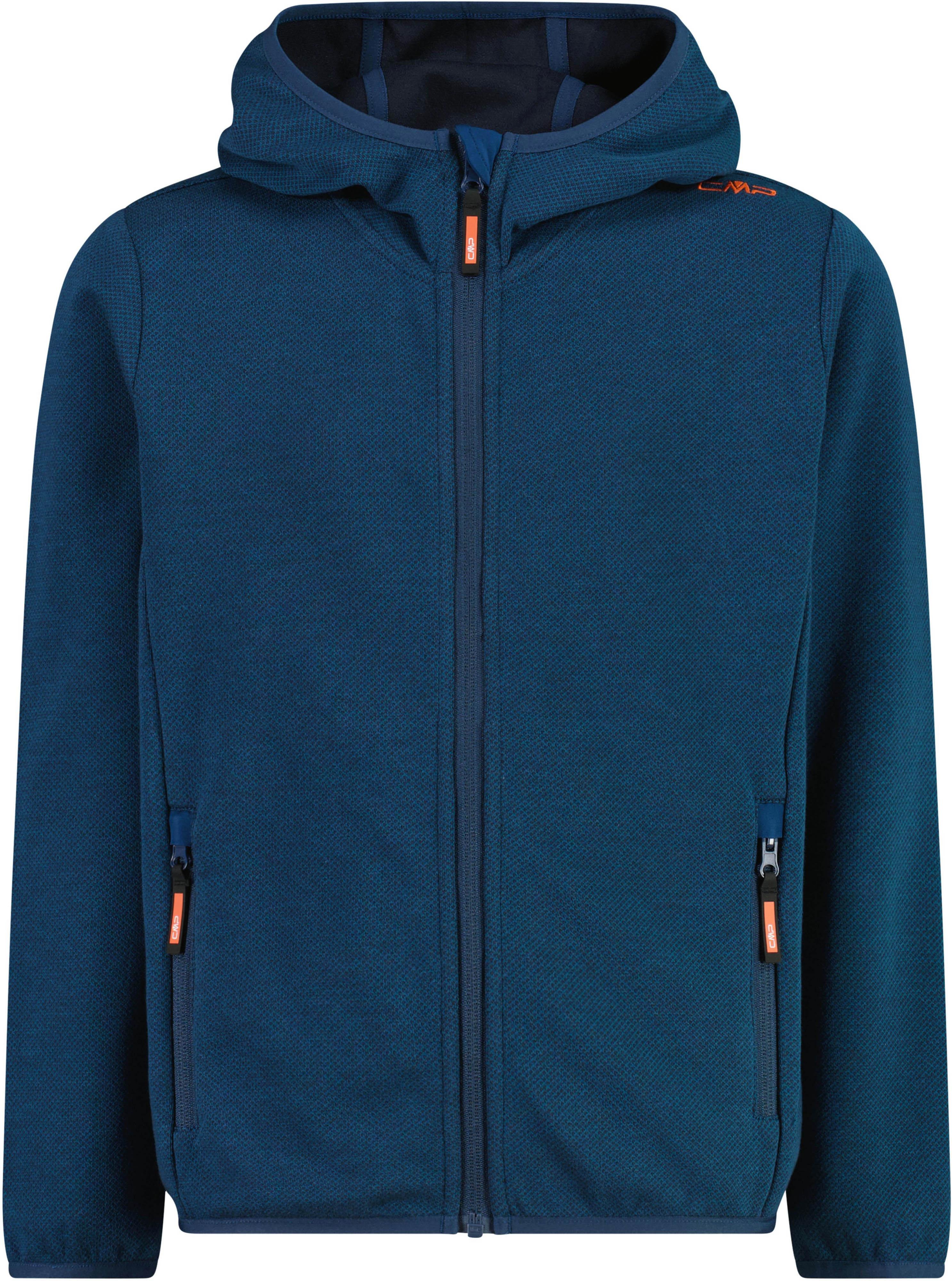 CMP Strickfleece Jacke Fleece Blau