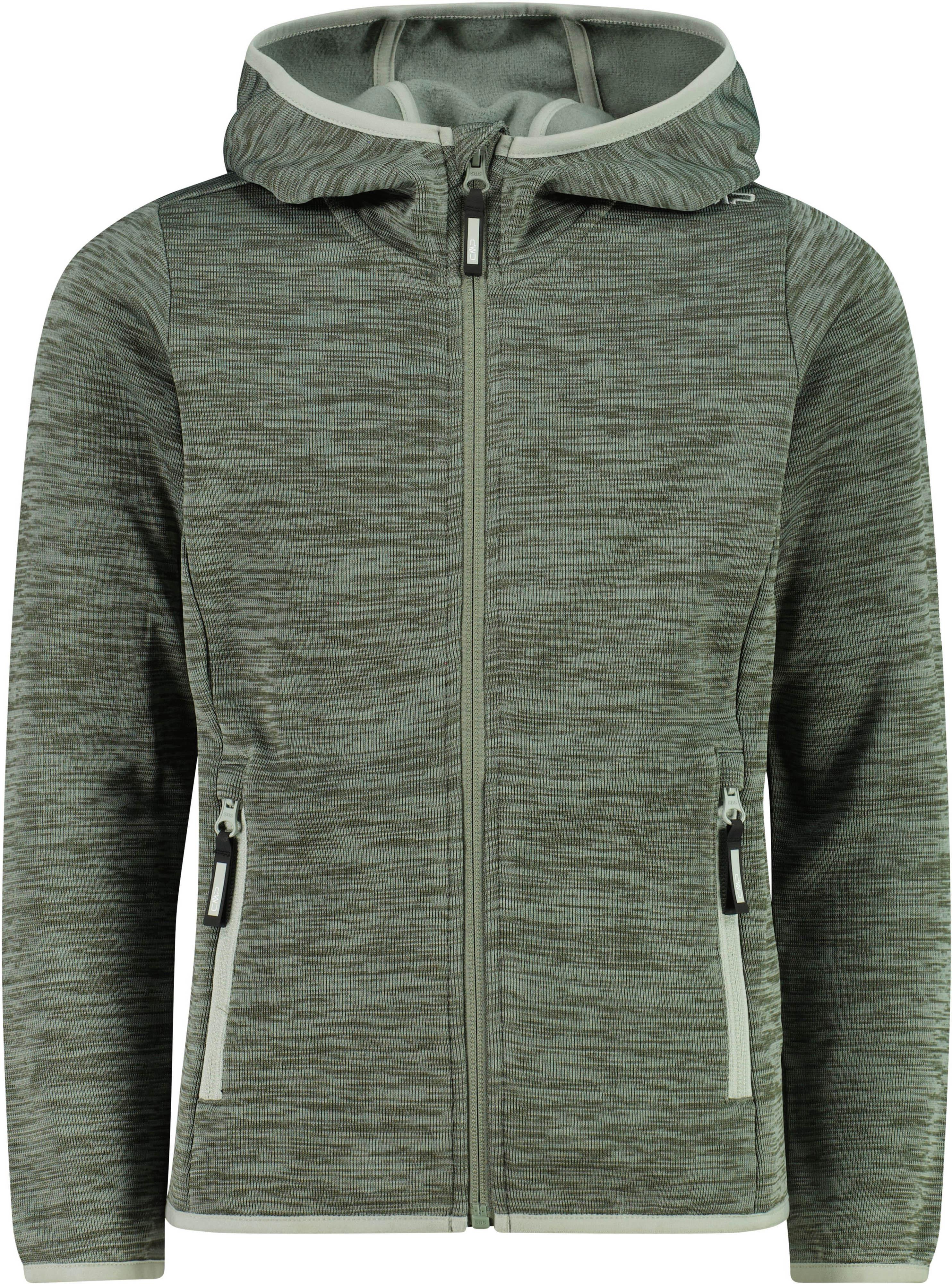 CMP Sportshirt Kapuzenjacke Fleece Polyester Gruen