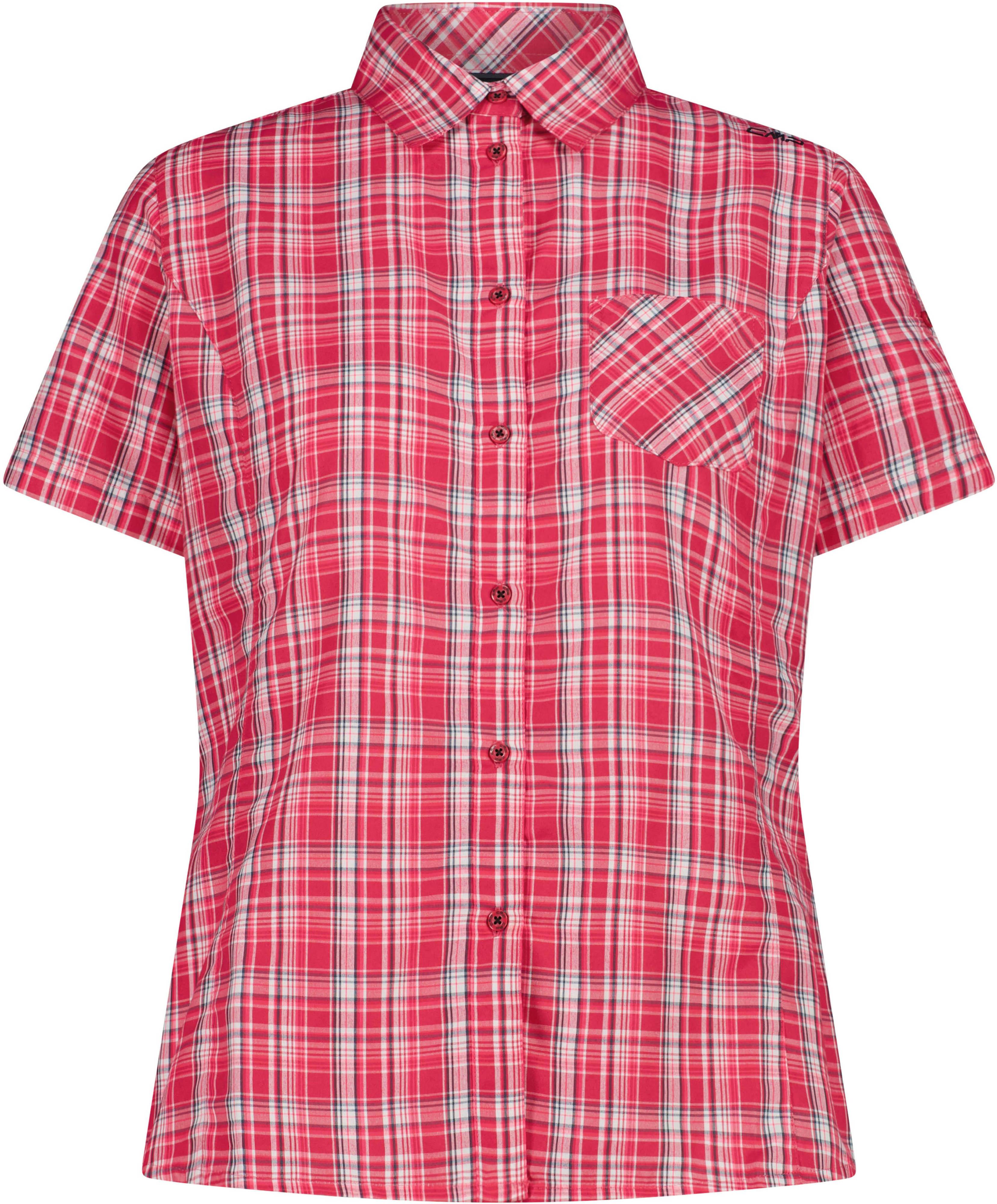 CMP Funktionsbluse Karierte Rot