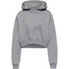 Nike Phoenix Sweatshirt Damen - dk grey heather-base grey-sail