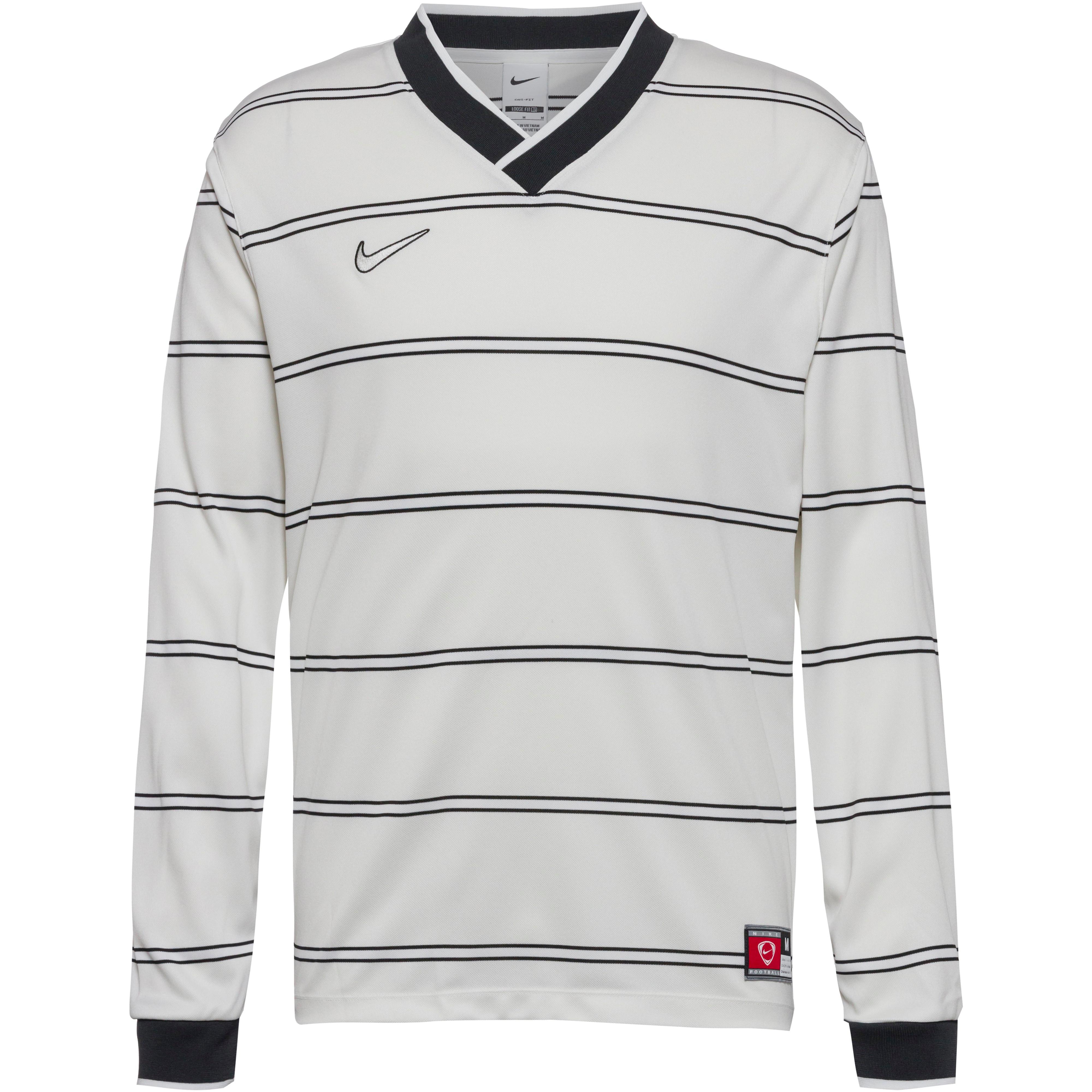 Nike Funktionsshirt Retro V-Ausschnitt Polyester Weiss