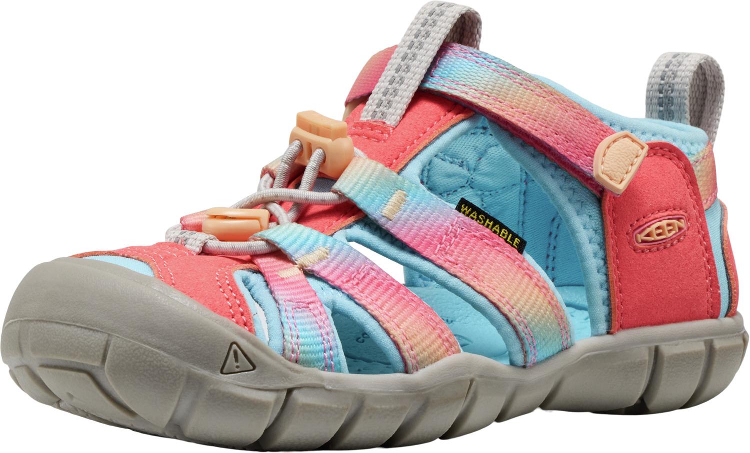 Keen Outdoorsandalen Schnell-Schnürsystem Textil Rosa