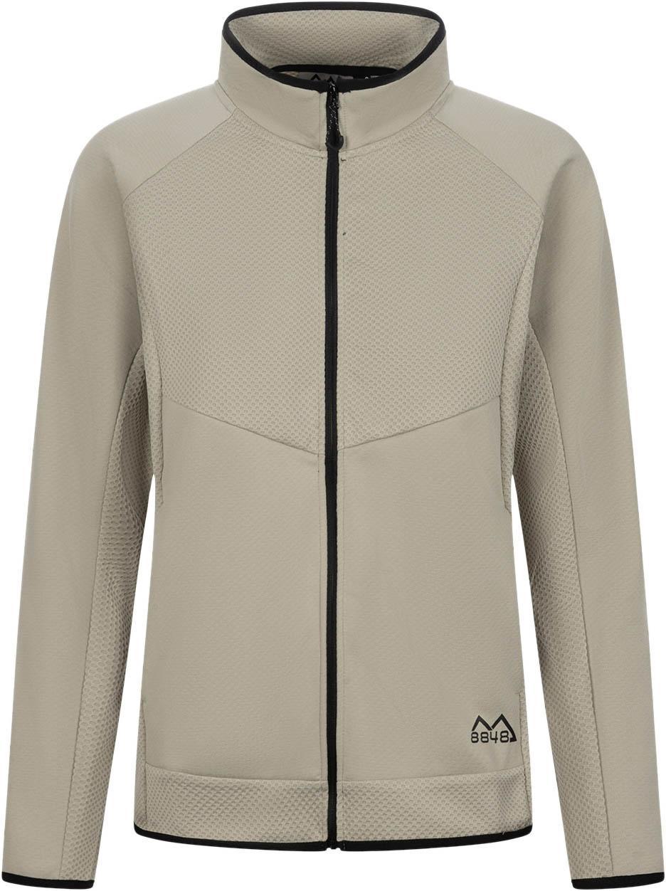 8848 Outdoor Fleecejacke Waffle Stand Collar Fleece Polyester Beige