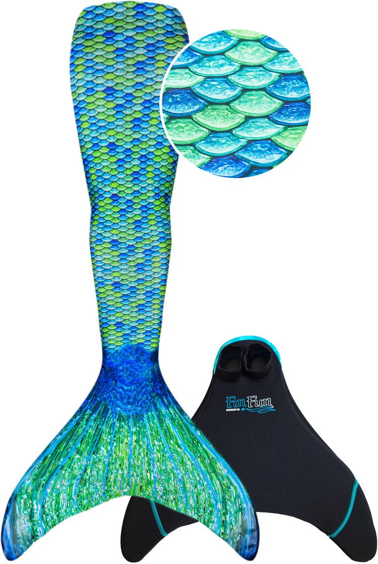 Fin Fun Fin Fun Mermaidens Original Flossen M&auml;dchen - aussie green - 0 | SportScheck
