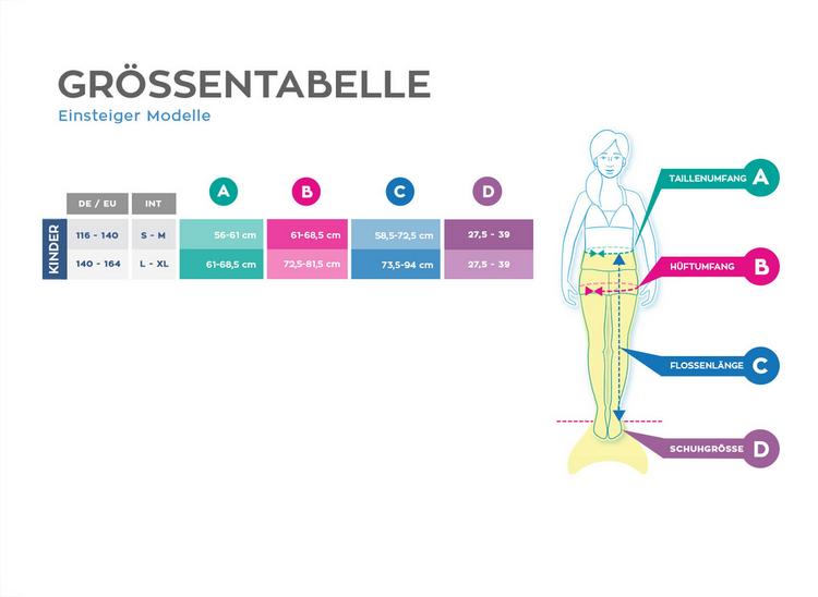 Fin Fun Fin Fun Mermaidens Flossen M&auml;dchen - blue - 0 | SportScheck