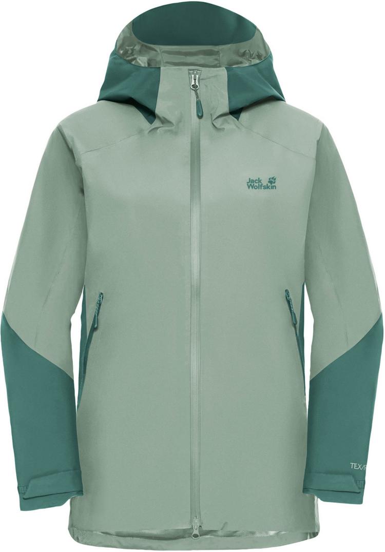 Jack Wolfskin Jack Wolfskin UNBOUND ADVENTURE 2L Regenjacke Damen - green zinnia - 0 | SportScheck