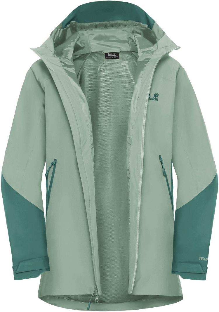 Jack Wolfskin Jack Wolfskin UNBOUND ADVENTURE 2L Regenjacke Damen - green zinnia - 0 | SportScheck