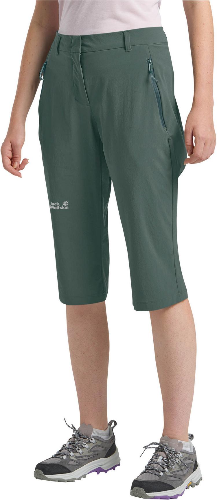 Jack Wolfskin Jack Wolfskin HIKEOUT Caprihose Damen - sago palm - 0 | SportScheck