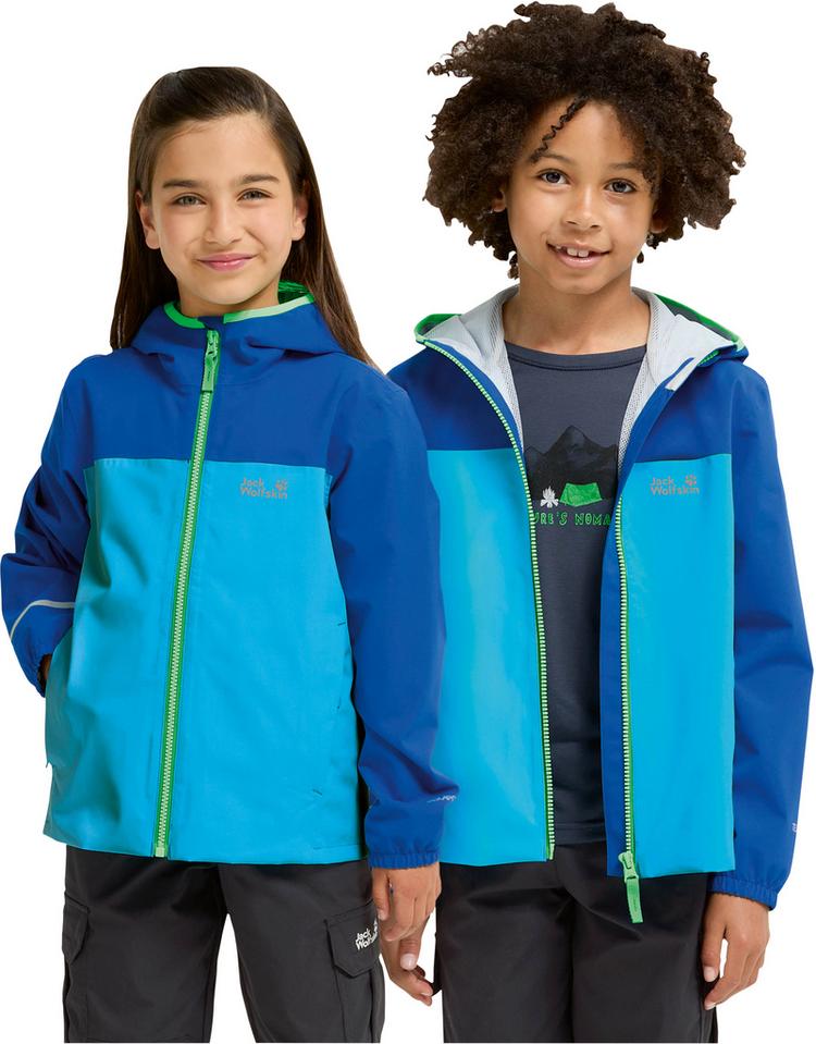 Jack Wolfskin Jack Wolfskin ADVENTURETRIBE 2L Regenjacke Kinder - empire blue - 0 | SportScheck