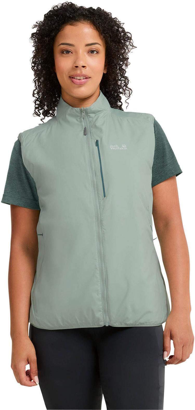 Jack Wolfskin Jack Wolfskin TRAIL LIGHT 2IN1 Outdoorweste Damen - green zinnia - 0 | SportScheck