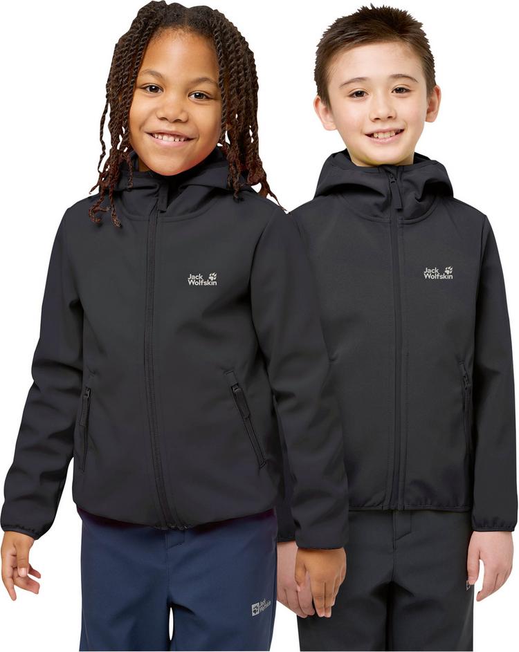 Jack Wolfskin Jack Wolfskin FOURWINDS Softshelljacke Kinder - black - 0 | SportScheck