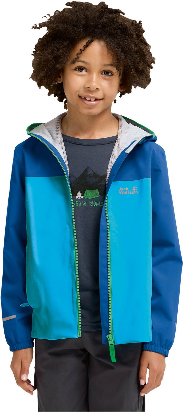Jack Wolfskin Jack Wolfskin ADVENTURETRIBE 2L Regenjacke Kinder - empire blue - 2 | SportScheck