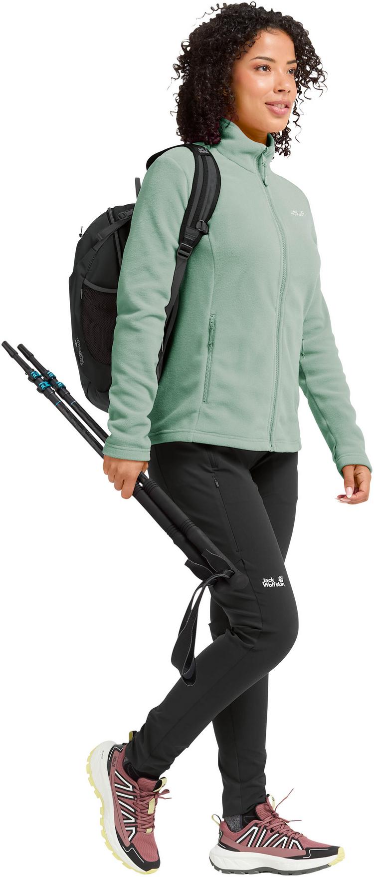 Jack Wolfskin Jack Wolfskin TAUNUS Fleecejacke Damen - green zinnia - 2 | SportScheck