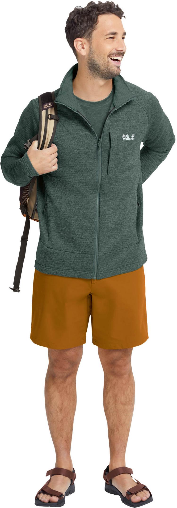 Jack Wolfskin Jack Wolfskin ANYTRAIL Fleecejacke Herren - sago palm - 2 | SportScheck