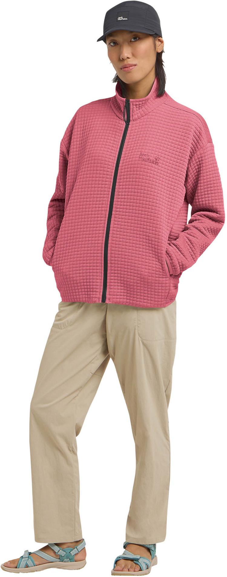 Jack Wolfskin Jack Wolfskin MOGARI Fleecejacke Damen - evening rose - 2 | SportScheck